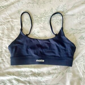 Matte Collection Aerolux Bra - Navy